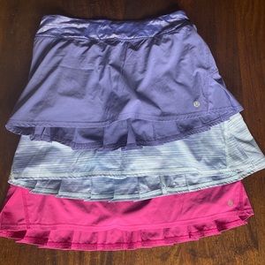 Lululemon Golf/Tennis Skort - Bundle of 3